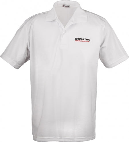 GZ Poloshirt BLANC - Sound Auto Concept