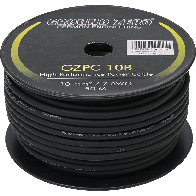 Bobine Cable alimentation 10mm² GZPC 10B - Sound Auto Concept