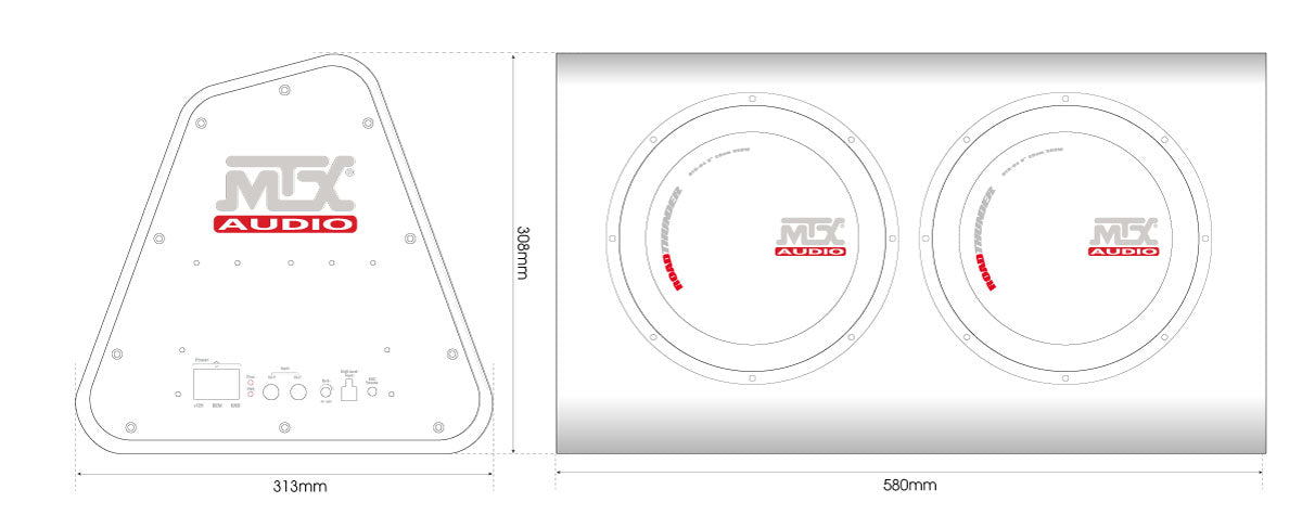 Caisson Double RTP8x2