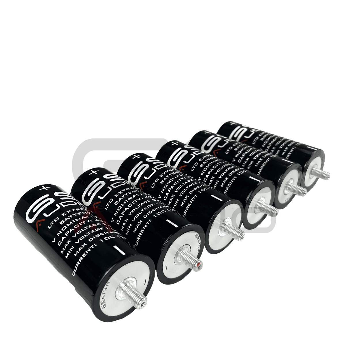 6 cellules GS AUDIO LTO - 2,3 V / 40 Ah -  TITANATE DE LITHIUM