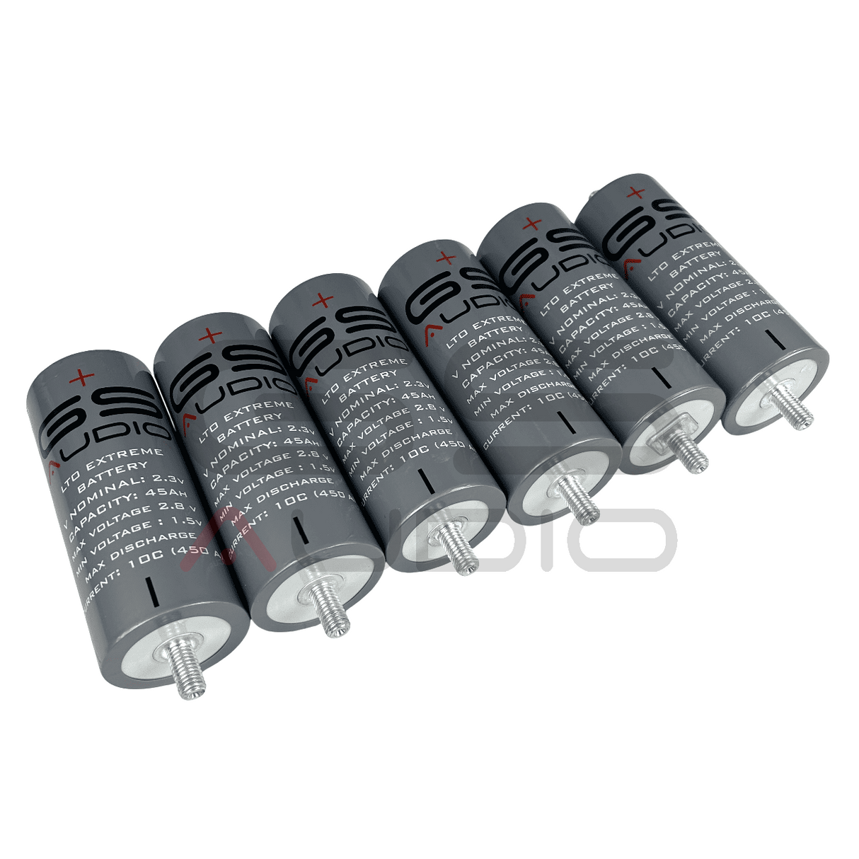 6 cellules  GS AUDIO LTO - 2,3 V / 45 Ah- TITANATE DE LITHIUM