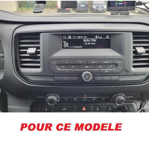 ack autoradio Carplay Pionner 9" pour Peugeot EXPERT 2016/2024 RADIO BASIC