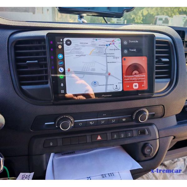 ack autoradio Carplay Pionner 9" pour Peugeot EXPERT 2016/2024 RADIO BASIC