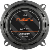Musway ME5.2C - Kit 2 Voies Séparé 5,25" 80W RMS 3 Ohms