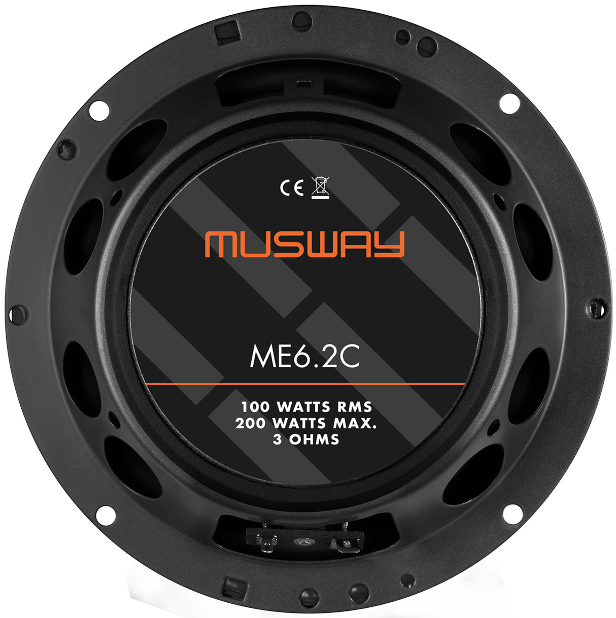 Musway ME6.2C - Kit 2 Voies Séparé 6,5" 100W RMS 3 Ohms