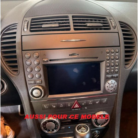 Pack autoradio Carplay Pionner 9" pour MERCEDES SLK 2008-2011 (R171) SANS AMPLI FIBRE
