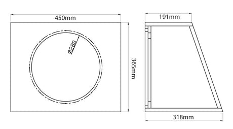 Caisson clos RTE12AS - Sound Auto Concept