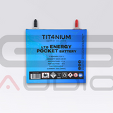 Batterie LTO Prismatique 14,4V 80Ah 24 Cellules avec BMS et Bus Bar 53x11,5x11 cm