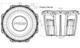 Subwoofer Pride M16.12  d1.6 ohm - Sound Auto Concept