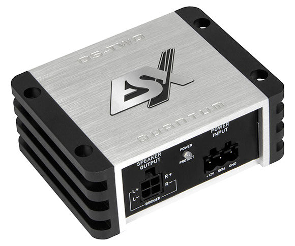Amplificateur ESX QUANTUM QS-TWO nano classe D 2 canaux 2x95W / 1x190W