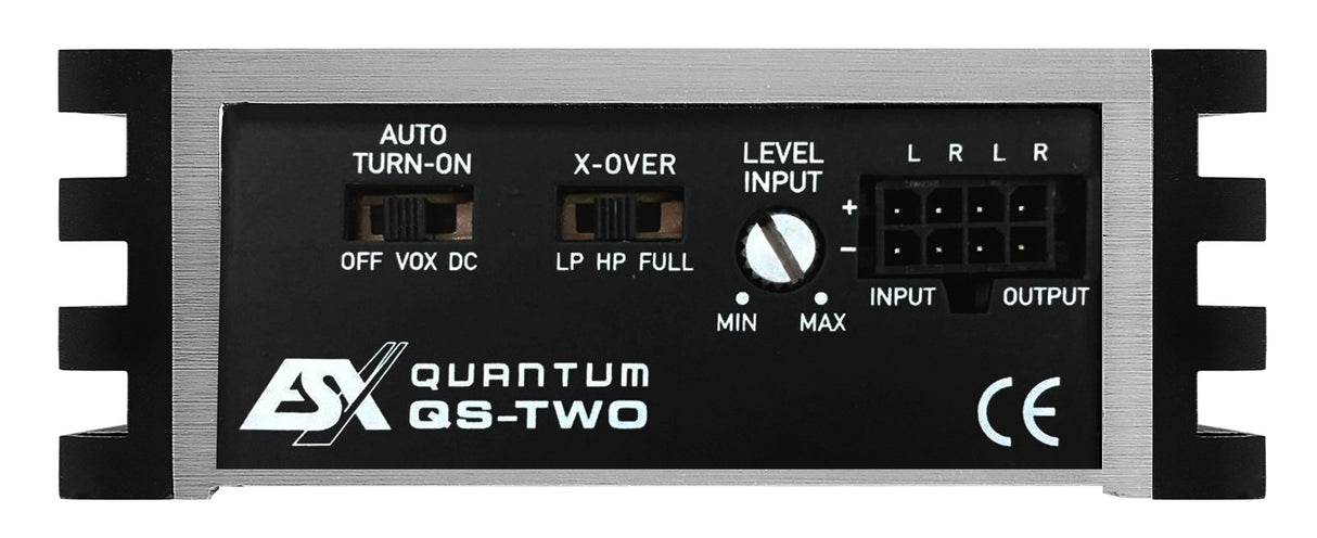 Amplificateur ESX QUANTUM QS-TWO nano classe D 2 canaux 2x95W / 1x190W
