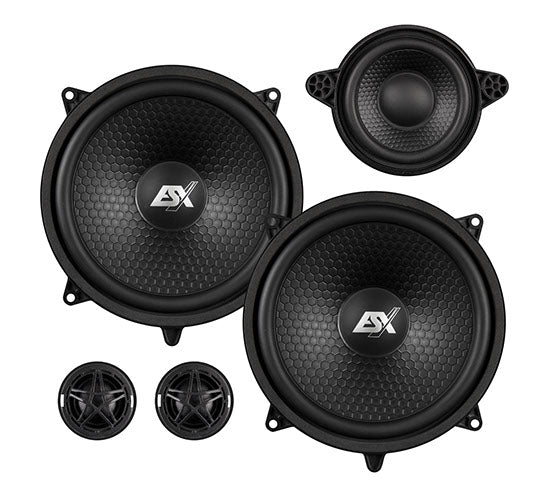 ESX QUANTUM QXS6.3C – Kit 2.1 voies Sprinter 16 cm 90 WRMS 93 dB 3 Ohm