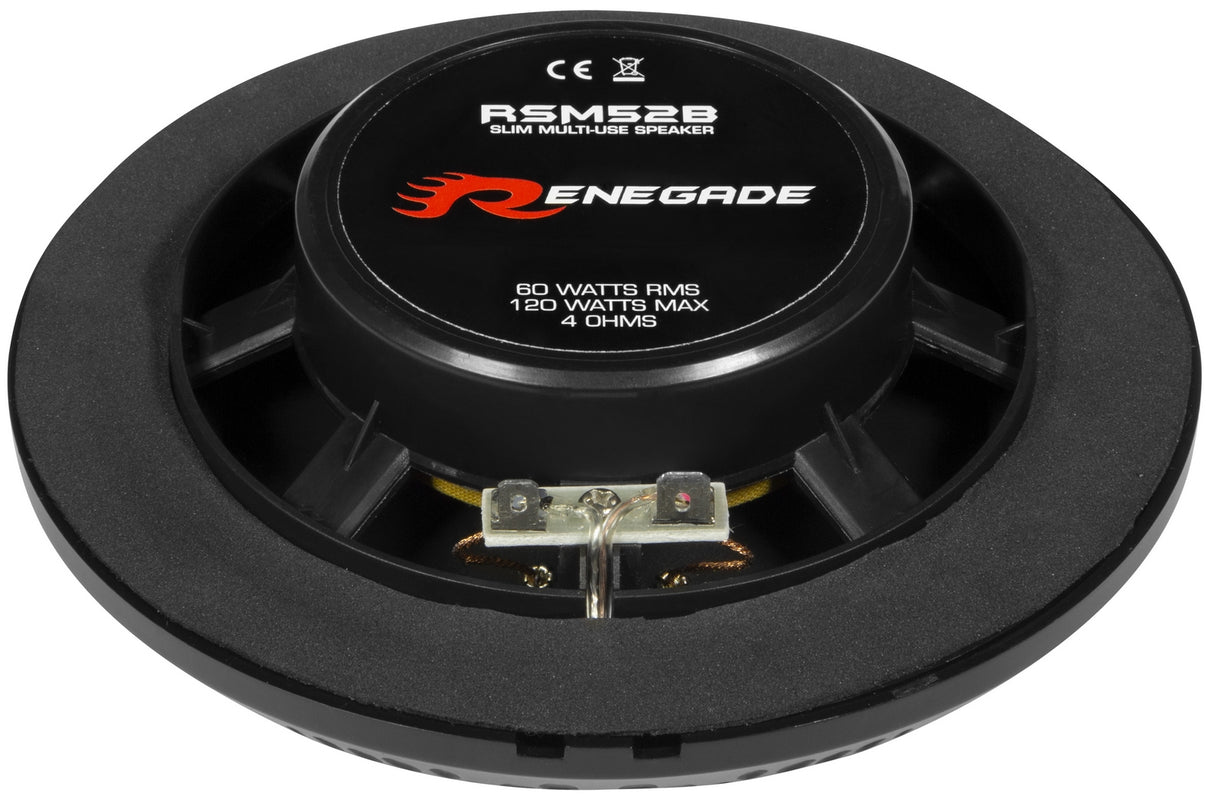 Haut-parleur coaxial 2 voies de plafond ou mural  pour salle de bain / marine / extérieur  RSM52B - Sound Auto Concept