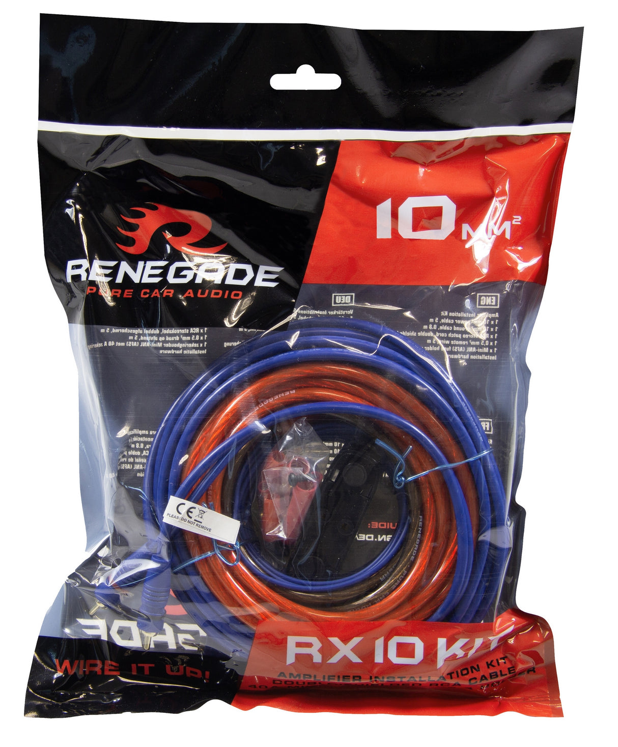 Kit de instalación de amplificador de 10 mm² KIT RX10 