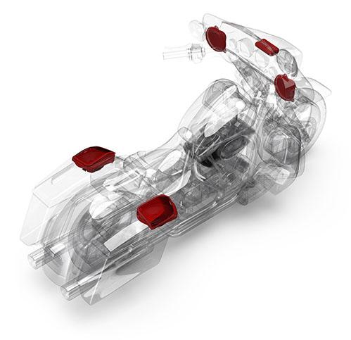 ROCKFORD Kit Harley Davidson HD14RGSG-STAGE3 - Sound Auto Concept