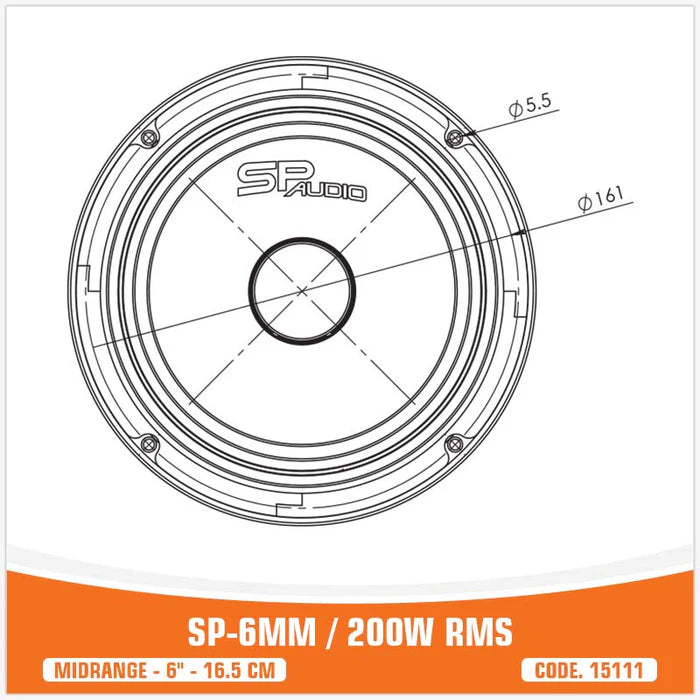 Bas Medium SP 6MN - Sound Auto Concept