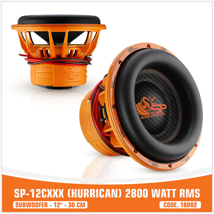 Subwoofer SP 12CXXX  2800 wrms - Sound Auto Concept