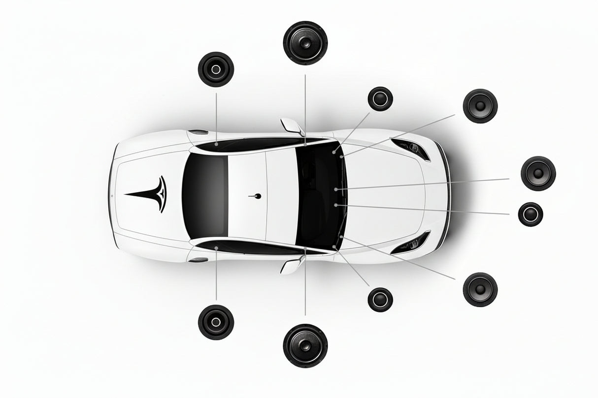Pack Complet Haut-Parleurs Tesla Model 3 (2018-2023) –  ACOUSTIC  10.0
