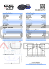 Gs Audio VOCE12 650 Wrms Speaker - 8 ohm