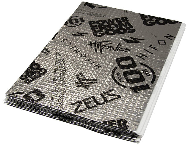 Isolant Tapis AluButyl, autocollants ZEUS 100 dB - Sound Auto Concept