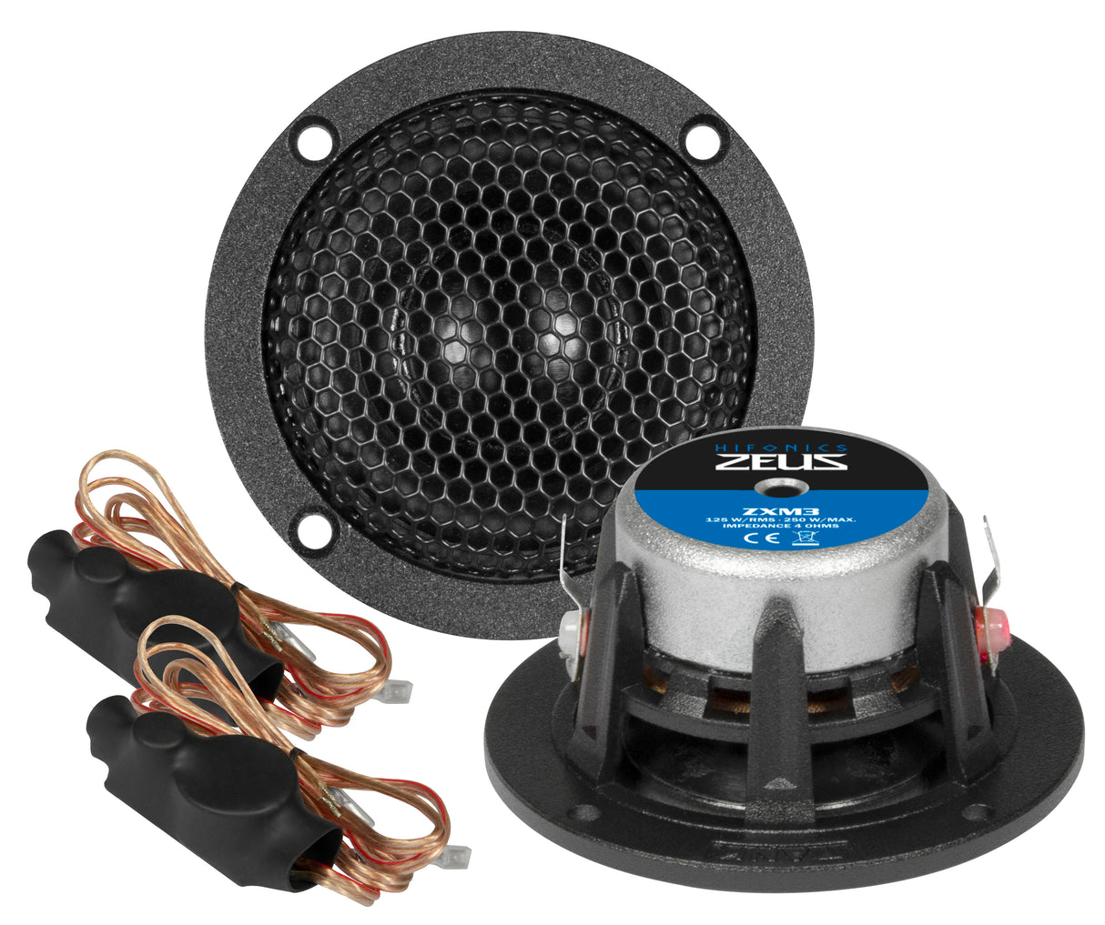 HiFonics ZXM3 - Haut-parleur de médium 7,5 cm (3") 4 Ohms