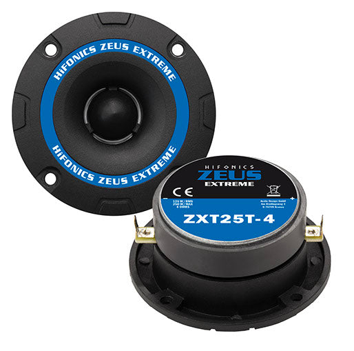 HIFONICS ZXT25T-4 – Horn-Hochtöner Paar 25 mm 125 WRMS 102 dB 4 Ohm