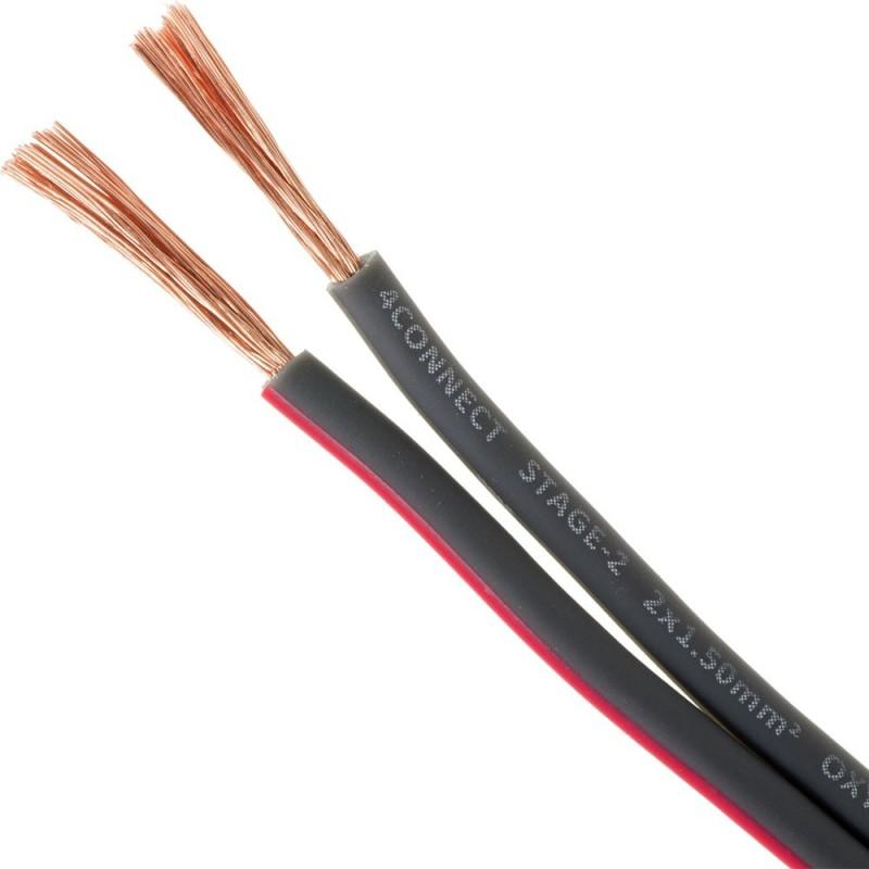 8 x 2,5 mm² câble haut-parleur PVC